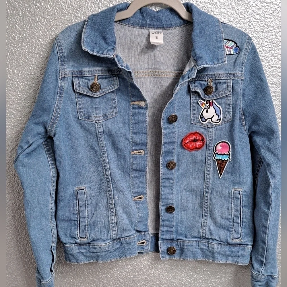 Carter's Denim Button Up Jacket     Size 8